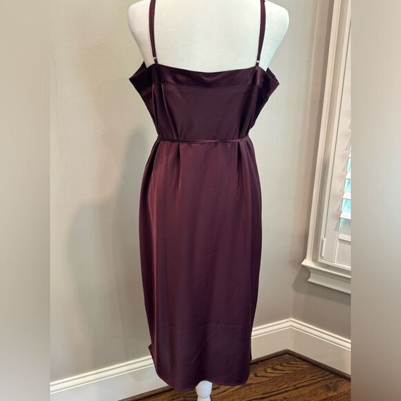NWT 41 Hawthorn satin Midi Dress size MP - Picture 3 of 8